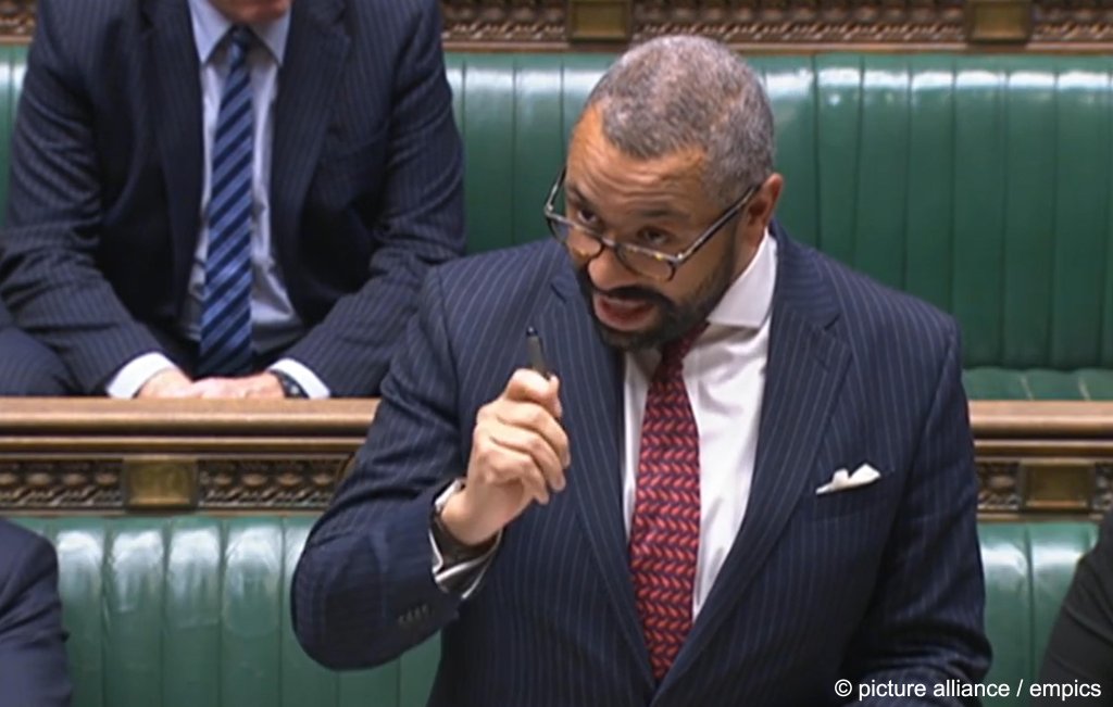 From file: Home Secretary James Cleverly and his department will have to make sure that 'stringent policies' to protect privacy rights are in place at the outset to any future schemes, and not brought in as an 'afterthought' | Photo: House of Commons / UK Parliament / PA Wire